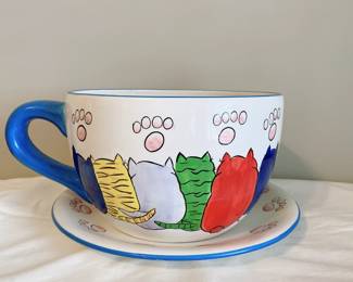 Ann Ornsby Fat Cats Planter