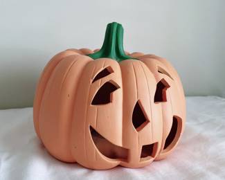 Ceramic Jack-O-Lantern