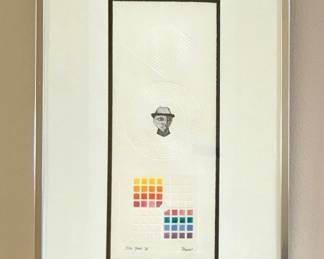 Original Framed Fiber Arts Signed