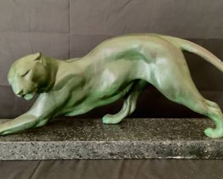 Art Deco Metal Panther