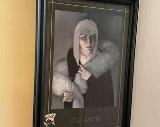 Woman with Champagne 