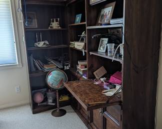 Contents in and around shelf Not for sale.