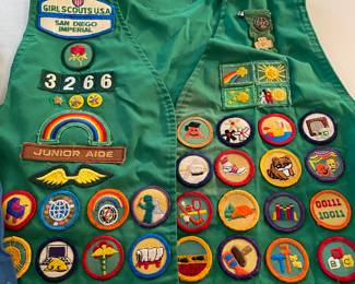 Girl Scout vest front