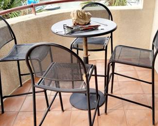 ComercialStack Steel Mesh Outdoor Patio Chairs
