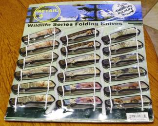 36 - Wildlife Series Folding Knives
