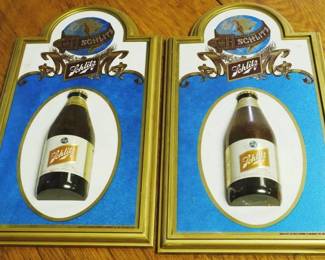120 - 2 Schlitz Advertising Signs
