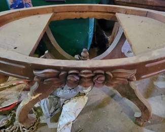 365 - Vintage Coffee Table missing marble top
