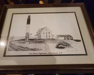 526 - Oak Island Framed Print
