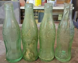 493 - Vintage Coca-Cola Bottles, Danville, VA
