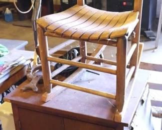 264 - Child's Rocker & Cabinet
