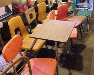 223 - Assorted Plastic School Chairs
