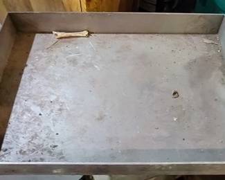 364 - Large Metal Tray w/ handles
