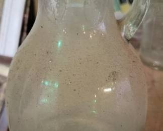 428 - Vintage Glass Pitcher
