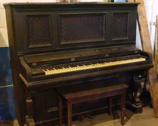 232 - Antique Upright Piano
