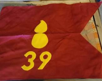 87 - US Military Ordnance Corps Guidon Flag
