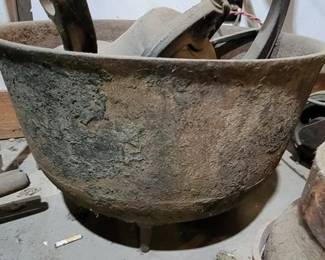 370 - Cast Iron Footed Pot

