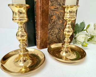 Baldwin Brass Candlestick Pair