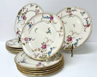 Vintage Castleton Sunnyvale Floral Fine China Plate Set