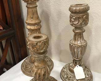wooden candle set, 25 for all 3