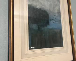 hand painted pastel