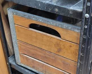 Vintage wooden crates