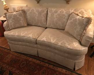 One of two pristine Thomasville sofas