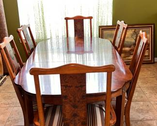 Formal Dining Table - 6 chairs
