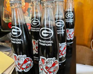 GA Bulldogs Soda Bottles
