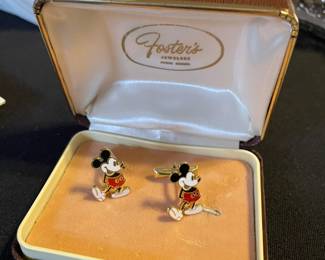 Mickey Mouse Cuff Links
