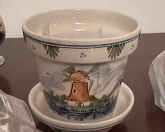 Hand Painted Flower pot