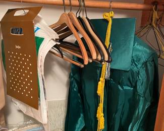 Vintage Wood Hangers, Vintage Advertising/Bags