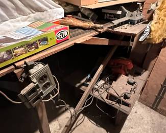 Train Table with set-up, more pictures coming soon!