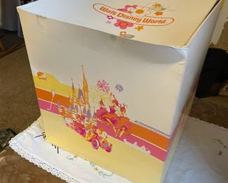 Vintage Disney Parks Box with Top Hat