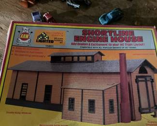 Vintage HO Scale Shortline Engine House Kit - and Other Kits