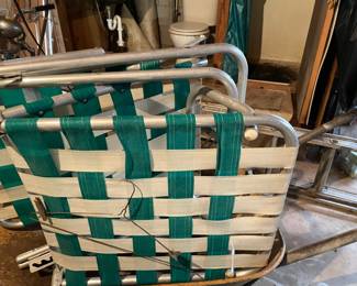 Vintage Folding Beach Chair