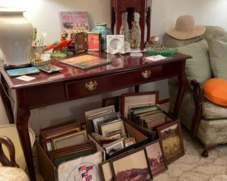 Desk, Frames, Unique Finds