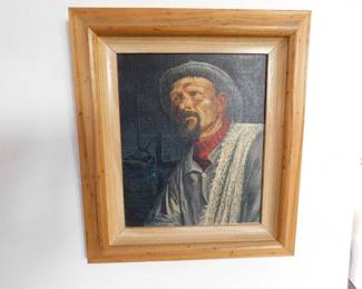 A. R.L Clausen original oil portrait 