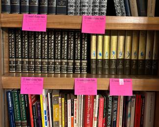 Vintage set of books, old books