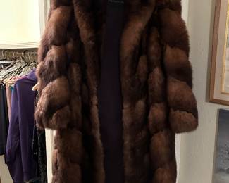 Koslow Sable fur coat, very rare!