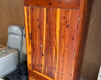 Cedar armoire