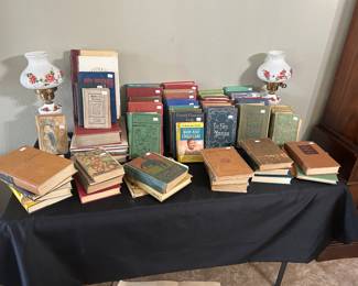 Lots of old and vintage books, Zane Grey and more!