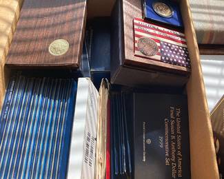 Coin Collection Including Silver, Barbers, Franklins, etc.