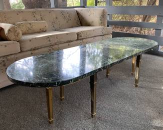 MC marble-top coffee table