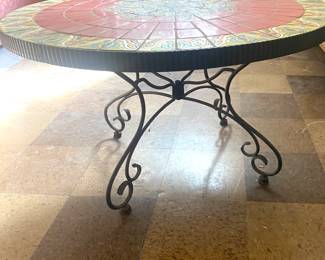 Tile table base