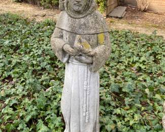 St. Francis of Assisi concrete garden sculpture