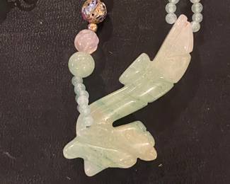 Jade dragon necklace
