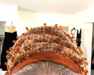 Vintage beaded hat