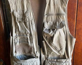 Vtg Banana Republic Safari & Travel Clothing Co utility Vest,  Size M,  $40