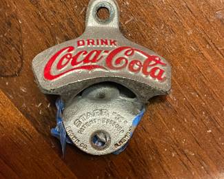 Vtg Coco-Cola wall bottle opener, $10