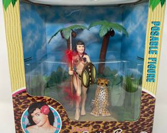 Jungle Betty Page posable figure NIB,  $35